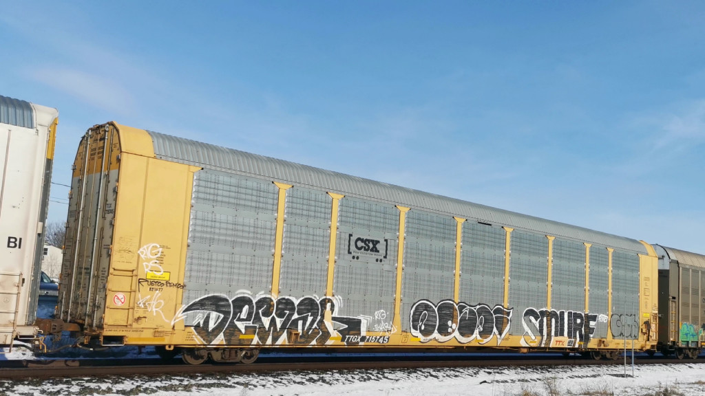 CSX B21677 (Body) TTGX 715745 (Flat)